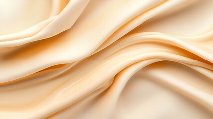 Obraz premium A close up shot of a beige fabric with folds