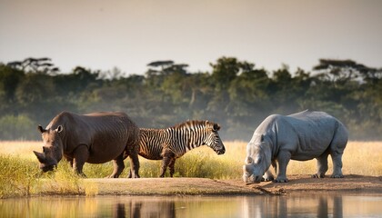 Fototapeta premium savannah animals 