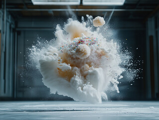 Exploding dessert 