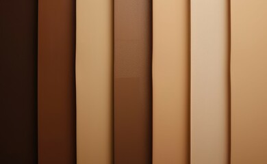 Obraz premium Gradient background with transitions from dark brown to light beige with strips for web design, banners, and presentations