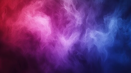 Fototapeta premium Abstract Purple, Pink, and Blue Smoke Design Background With Copy Space for Text or Image