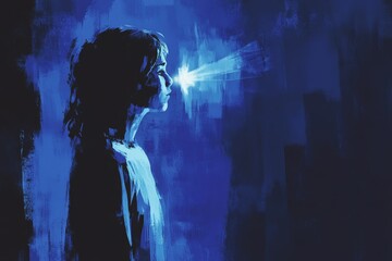 Fototapeta premium The Spotlight Effect, Somatic Symptom Disorder
