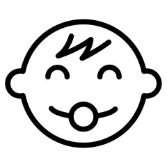 Baby or newborn icon