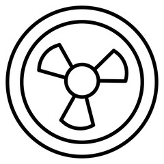 Fototapeta premium Biohazard Icon