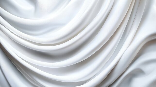 a close up of a white fabric with a lot of folds