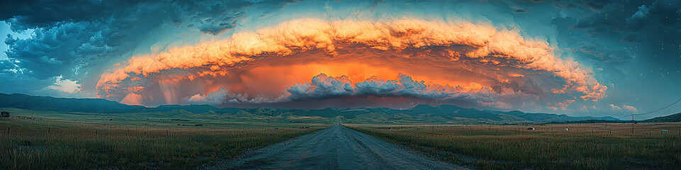 Obraz premium nature, phenomena, natural, events, weather, lightning, thunderstorm, hurricane, tornado, earthquake, tsunami, volcanic eruption, aurora, geyser, waterfall, flood, drought, landslide, avalanche, hails