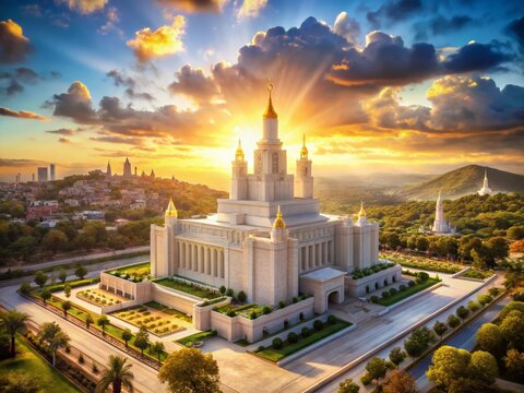 Majestic Third Temple Vision: Futuristic Architectural Marvel in Jerusalem