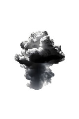 Fototapeta premium Explosion, Smoke, Lightning, Art, Image, with Transparent Background PNG, for Stickers, T-Shirt Print, Cap, Mug, Slippers, Mousepad, Transparent PNG