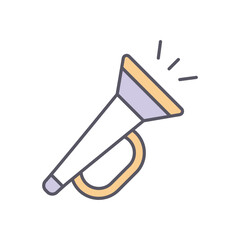Trumpet  vector icon