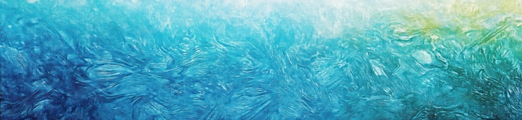 Abstract blue and green textured background.