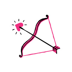 love arrow pink