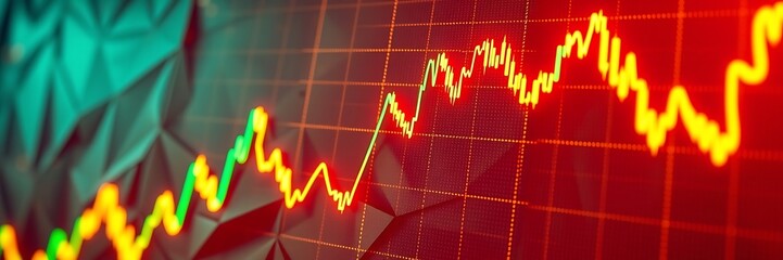 Business candle stick graph chart of stock market investment trading background