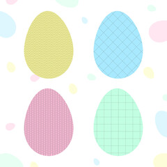 Set of geometric eggs