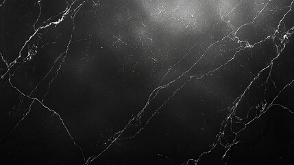 Black marble surface with white veins and subtle light backdrop for product display.