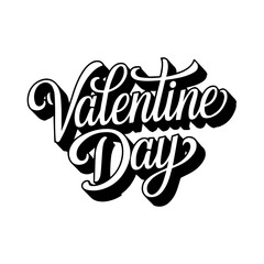 Obraz premium Heart and Soul Shadowed Text for Lovebirds
