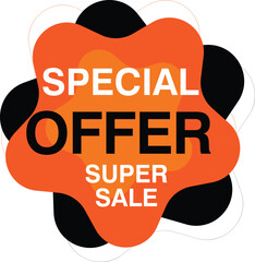 Set of Sale badges. Sale quality tags and labels. Template banner shopping badges. Special offer, sale, discount, shop, black friday.