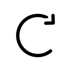 Right arrow with a pointed tip, symbolizing direction, movement, or navigation to the right.