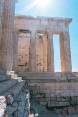 The Parthenon Under Restoration. Greece