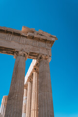 Naklejka premium The Parthenon Under Restoration. Greece