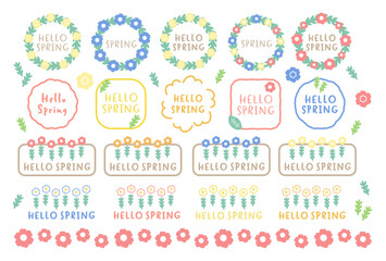 春　デザイン　イメージ　イラスト