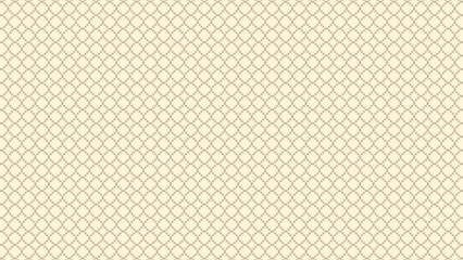 A captivating geometric pattern featuring interconnected diamond shapes formed by a series of lines and square. The pattern is set against a beige background, creating a visually appealing design.