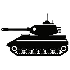 Fototapeta premium tank isolated on white background