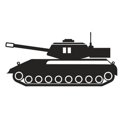 Obraz premium tank isolated on white background