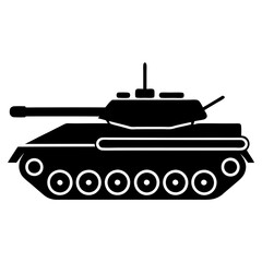 Fototapeta premium tank isolated on white background