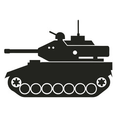 tank isolated on white background