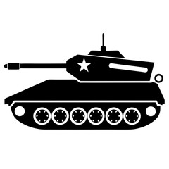 Obraz premium tank isolated on white background