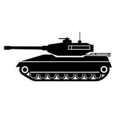 Fototapeta premium tank isolated on white background