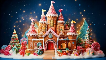 Fototapeta premium A cookie castle 