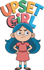 Upset girl