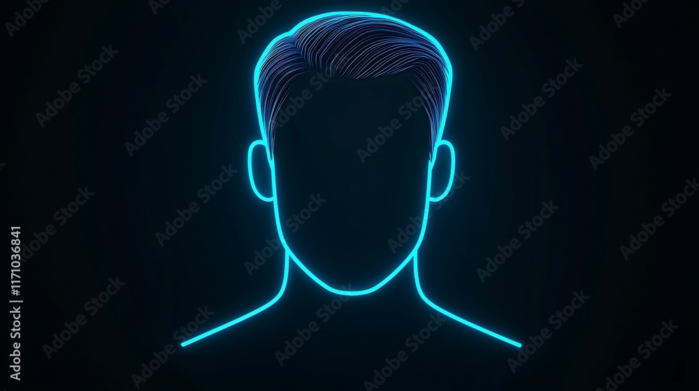 Poster privacy anonymity concept, high-quality image depicting an icon for browsing in incognito mode on a 