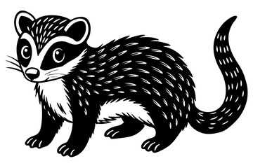 Cute mammal vector art and illustration 