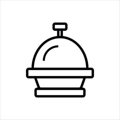 food tray vector icon line template
