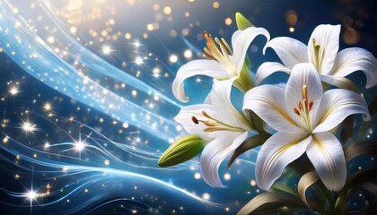 background with flowers