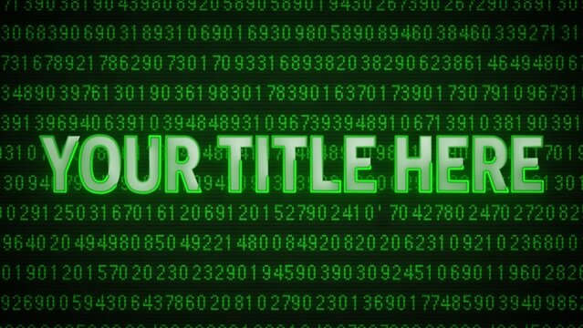 Encrypted Data Protection Hacking Title Intro