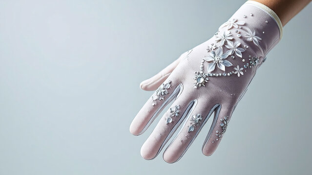 Decorative Glove for Figure Skating - Powered by Adobe