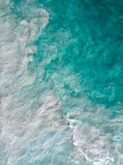 blue sea water with waves