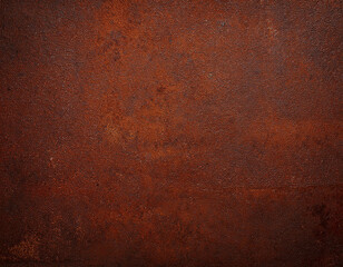 Empty brown rusty stone or metal surface texture. Long banner format.