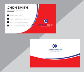 business card vector text design