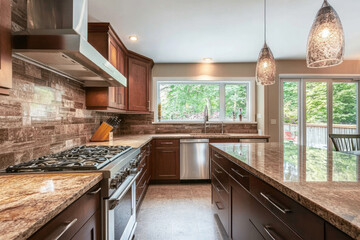 Modern mocha mousse kitchen design showcasing 2025 color trends in interior decor