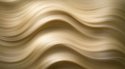 Fototapeta premium Gentle Waves of Smooth Blonde Hair Textures for Background Designs