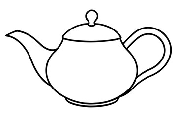 teapot isolated on white background