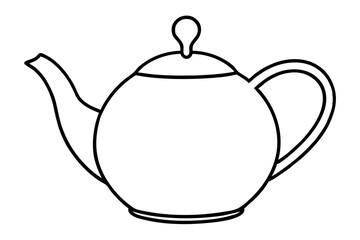 teapot isolated on white background