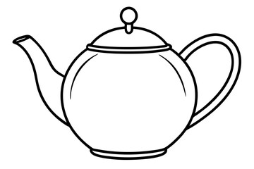 teapot isolated on white background