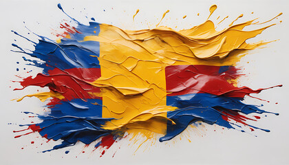 Andorra Flag, Flag Andorra, Andorra Vector, Flag Design, Andorra Art, National Flag, Flag Vector, Tri-Color Flag, Flag Image, Andorra Icon,
