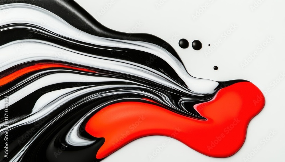 Poster fluid art abstract background with organic patterns, vibrant and freeflowing for artistic projects, 