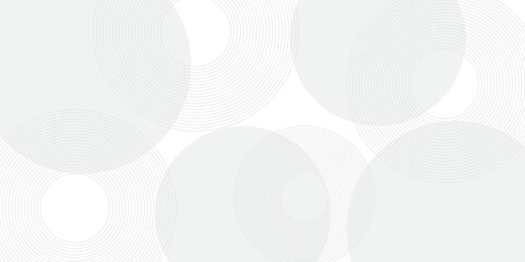 White circle paper cut style. drop shadows on white background. 3D white geometric abstract background. bright space with rounded triangles effect. modern design. dynamic shapes. Pattern, blurred.